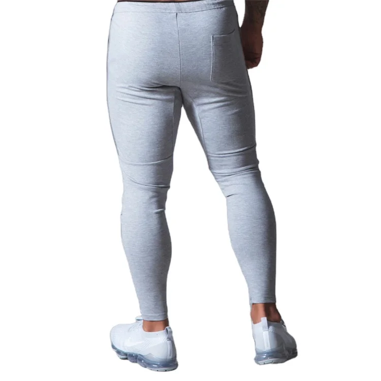 Оптовая продажа на заказ новые спортивные повседневные тренировочные штаны для фитнеса зауженные облегающие Хлопковые Штаны бега в тренажерном зале мужские