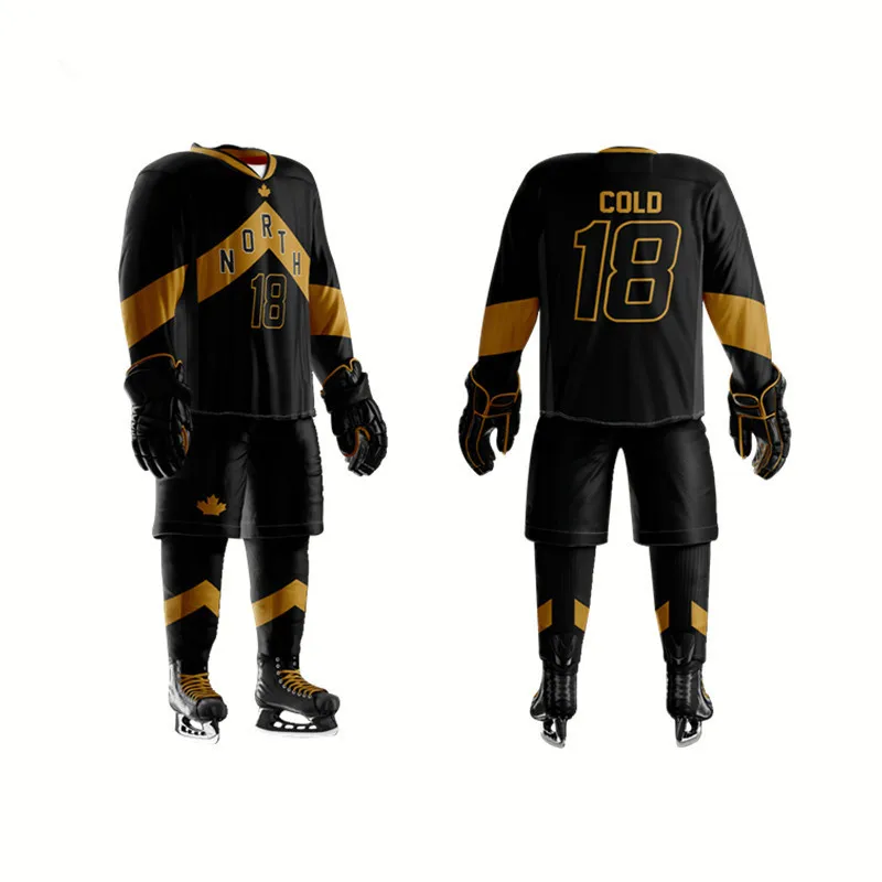 Customized New Design Made Ice Hockey Uniforms Fastest Turnaround Top Quality Cheap Team Full Sublimation Ice Hockey Jerseys