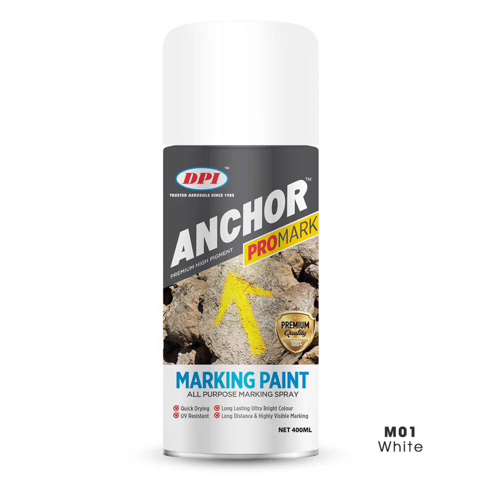 
 Высококачественное жидкое покрытие с распылителем, 400 мл DPI, белая маркировочная краска якоря из малайзии  