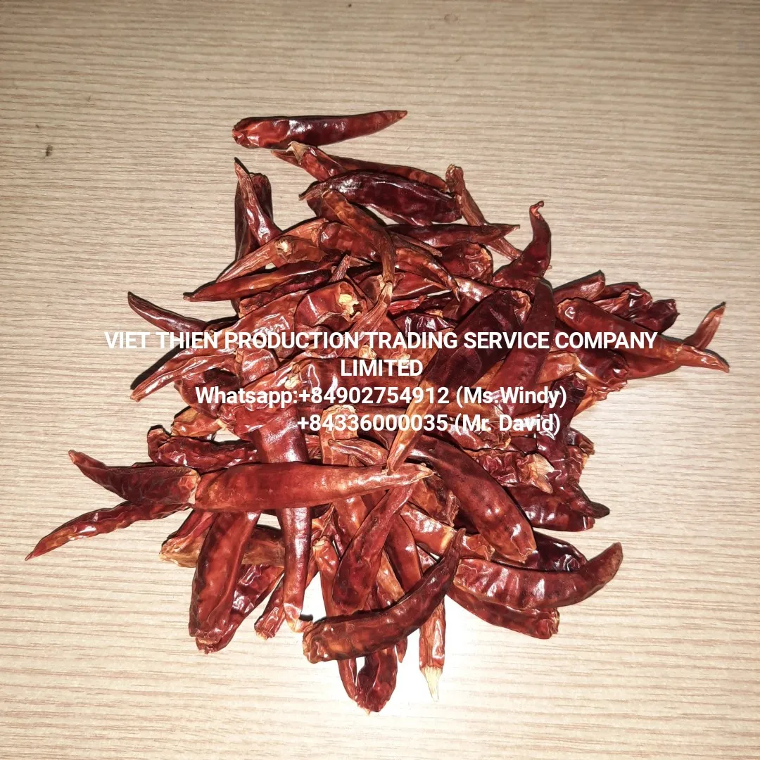 Dried red chili with wholesale price and meet standard export and available in stock in Binh Dinh Vietnam used as spices