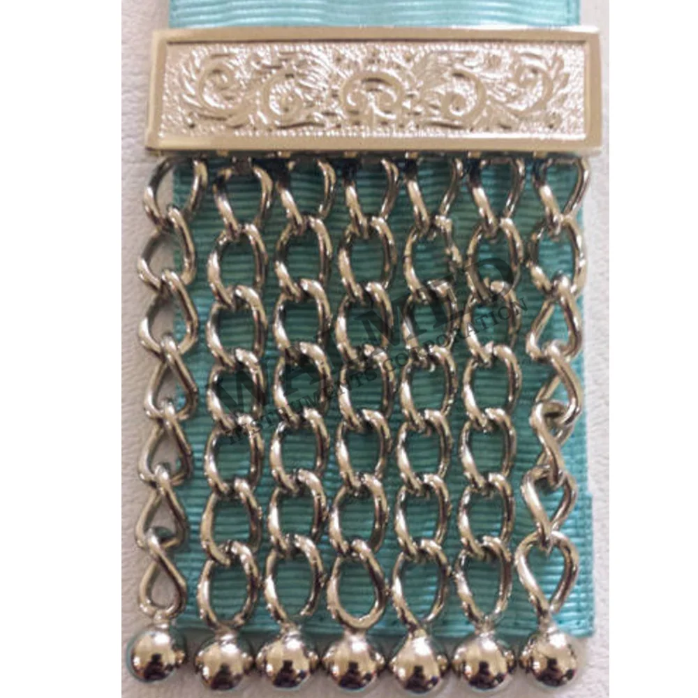 
English Master Mason Apron With Embroidery Logo / Regalia Deluxe Masonic Past Grand Lodge Master Full Embroidery Apron 