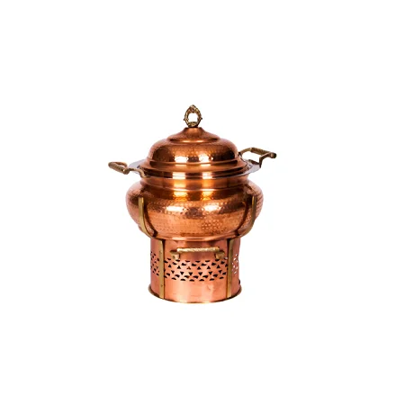 Покупайте стальную медную тарелку для жарки античная медная тарелка с латунной подставкой лучшая дизайнерская по оптовой цене