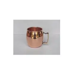 Moscow Mule Mugs Set 100% Food-Safe Pure 2 Copper Mugs Stirring 1Spoon and 1 copper Measuring Glass