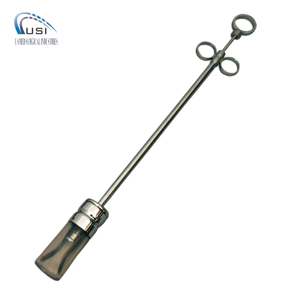 Bolus Gun Balling Gun Bolus Applicator Metal Bolus Gun with Rubber Cap 35 mm 38 mm veterinary instruments by UAMED SURGICAL