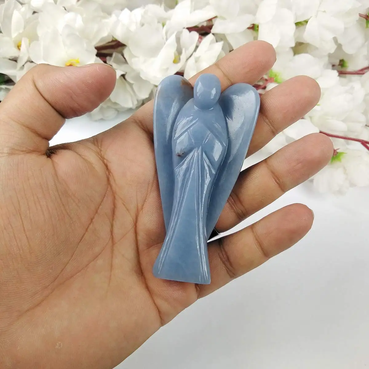 Natural Angelite Angel