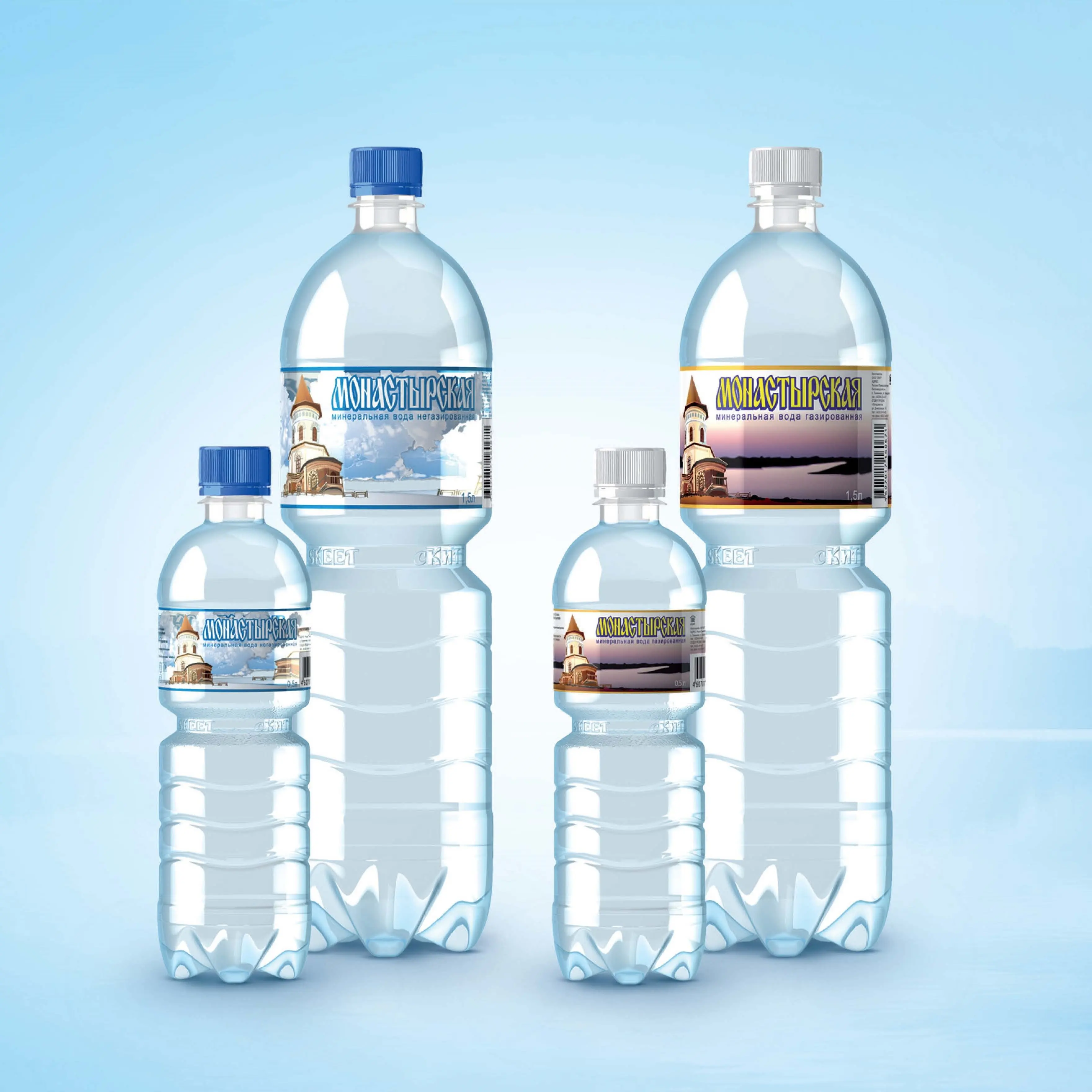 
Unique Natural Mineral Sparkling Drinking Water 