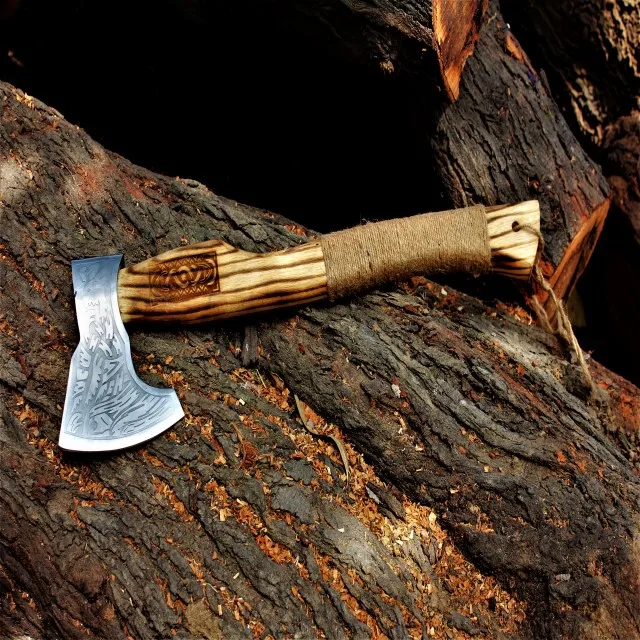 Hand made Viking Axe , Bearded Axe SK-141