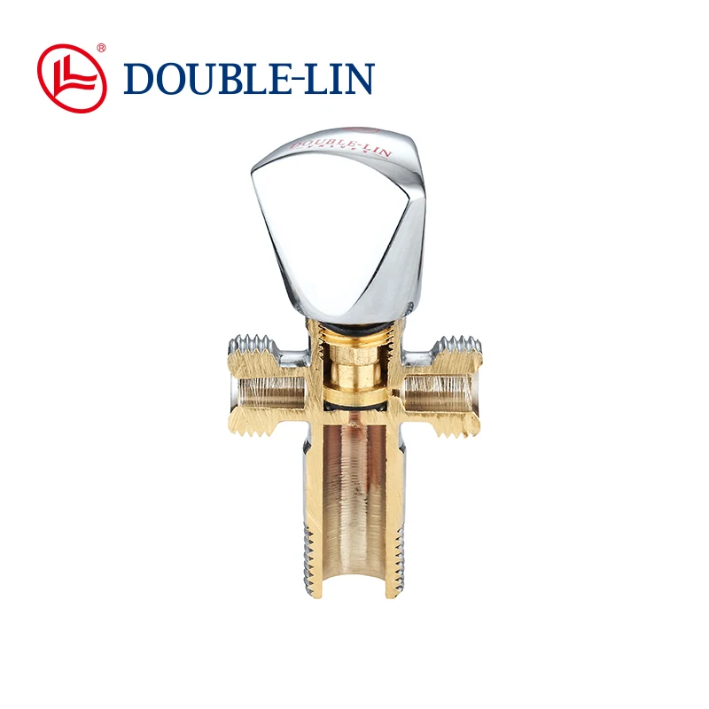 Angle valve brass valve Zinc handle air compressor thermostat valve