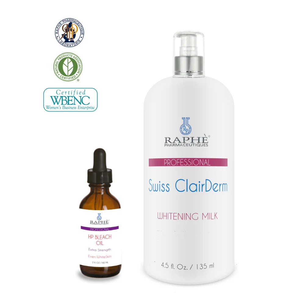 
Swiss ClairDerm Skin whitening Milk for Color & Bleach Oil - 6pcs 