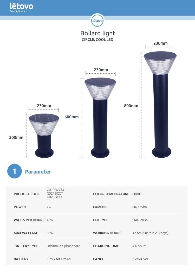 Bollar light cirlce Cool 2