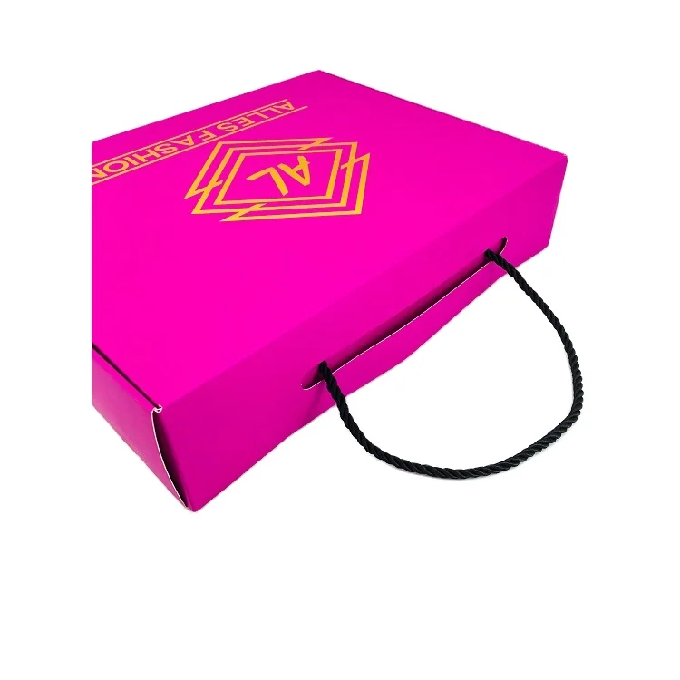 
Hot sale high quality custom folding board kraft paper gift box 