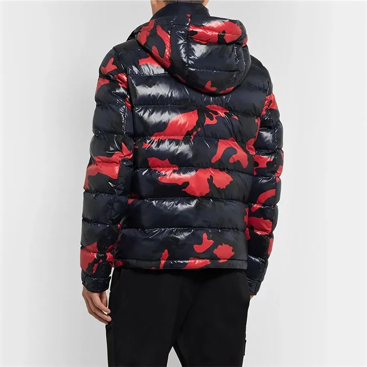 Плюс размер ветровка модная зимняя сплошным принтом свитер с капюшоном плащ-Тренч пузырь пуховик для мужчин уход за кожей лица куртка пальто