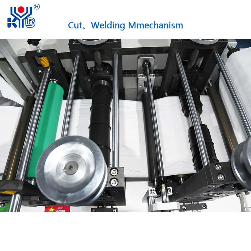 Fourth Pleating fish mask body making machine