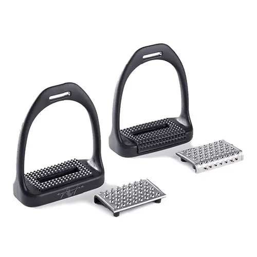 Безопасный стальной штрих с черным протектором лучшее качество штрихи для лошадей из нержавеющей стали