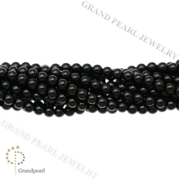 
Black Onyx semiprecious stone beads 