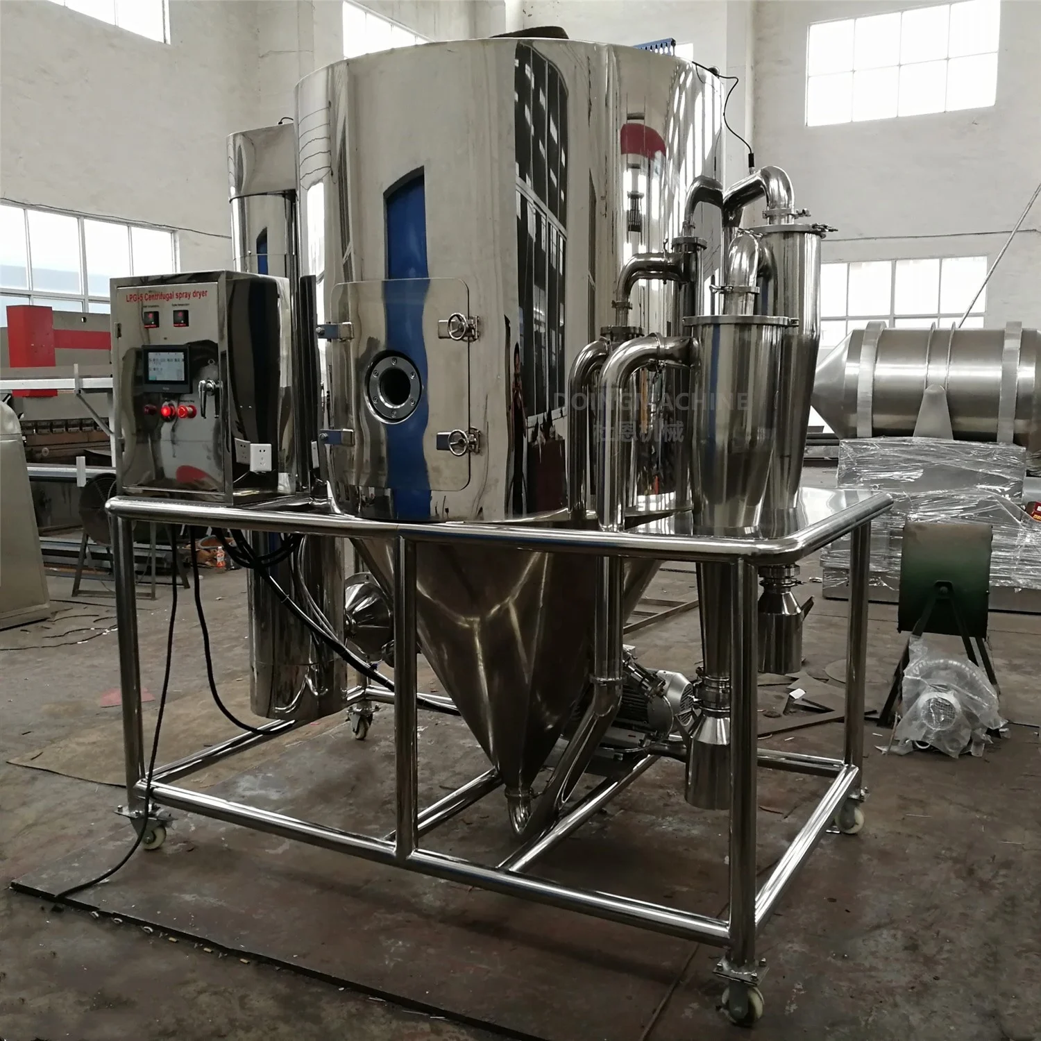 LPG centrifugal atomizer spray dryer for juice powder