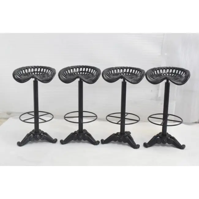 Cast Iron Industrial Vintage Retro Style Tractor Seat  Cafe Restaurant Bar Counter Sturdy High Bar Stool