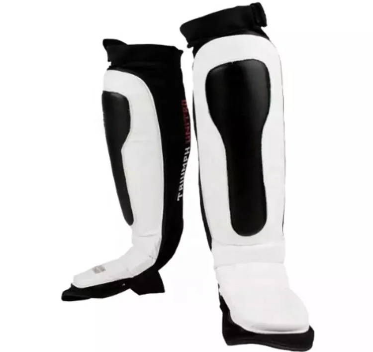 Cheap Price Hgih Quality Custom Black Shin Instep Custom Elastic Shin Guard Kick Boxing Shin Made In Pakistan