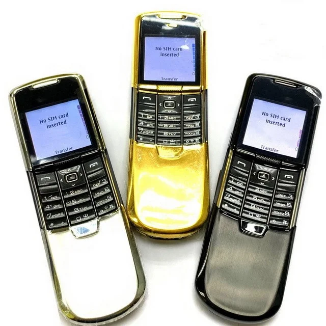 Free Shipping Classic Luxury Unlocked Old Slider Cheap Mobile phone GSM Camera 3G Wholesales Cell Phone 8800 for Nokia By POST