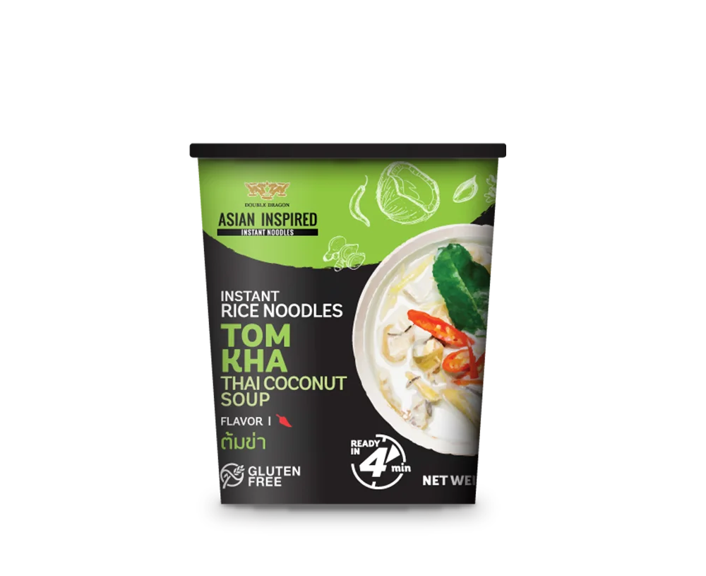 Мгновенная лапша бренда Double Dragon 48 г Тома Кха из Таиланда высокое качество