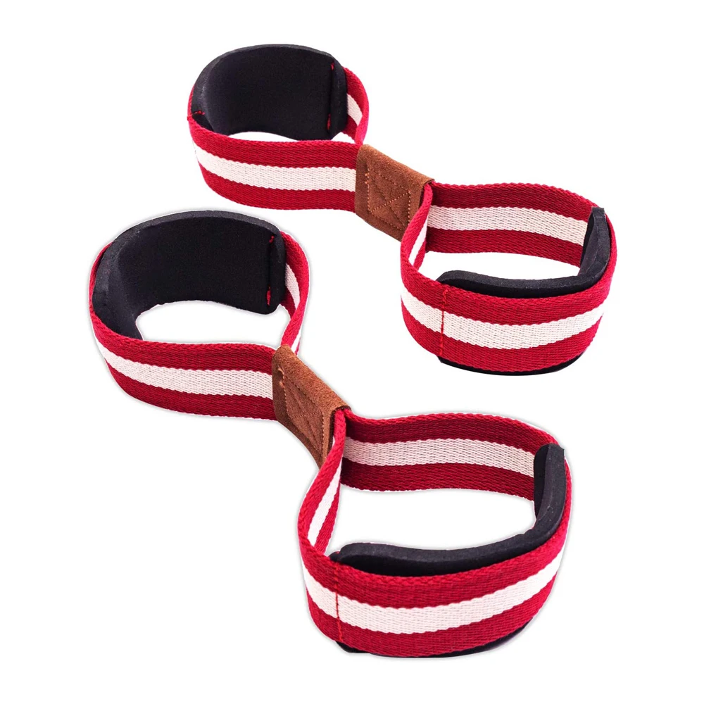 All Types Of Lifting Exercises Padded Figure 8 Lifting Straps for Powerlifting weightlifting lifts shrugs Gym Workout Enthusiast