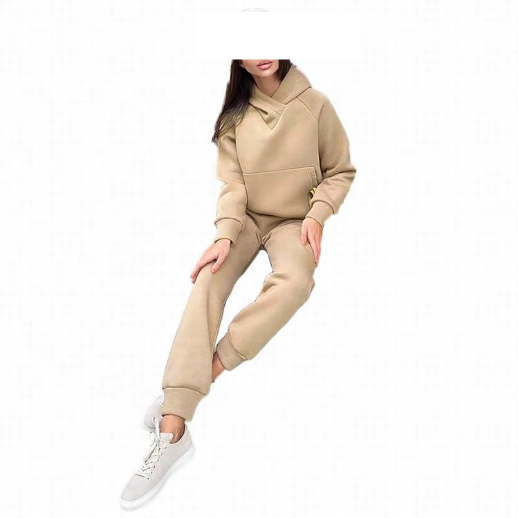 Лидер продаж женская уличная одежда свитшот повседневные спортивные костюмы из 2 предметов на заказ