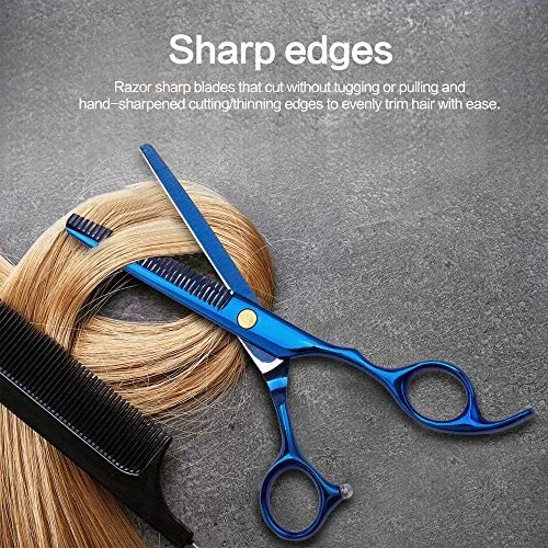 Custom made stainless steel barber scissors wholesale hair dressing scissors
