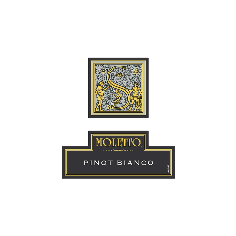 
Pinot Bianco White Still Wine From Italy Veneto District Produced From Pinot Bianco Grapes 