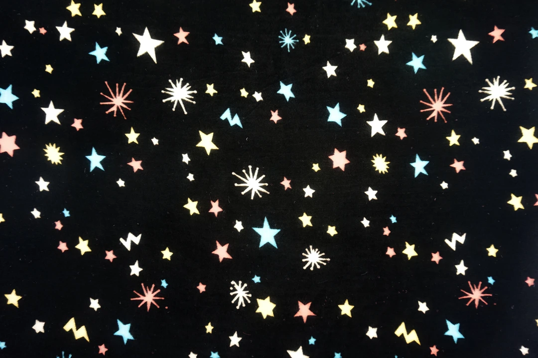 Высококлассная сеть популярная Золотая бронзовая технология бархатная ткань со звездами для платья