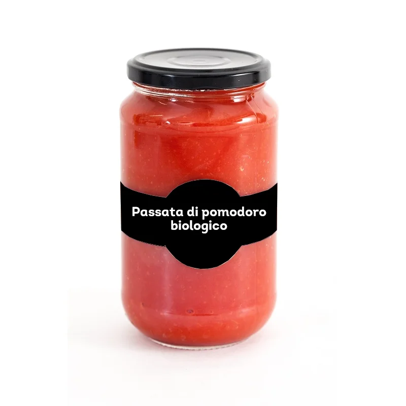 High quality Italian Tomato puree with the best Italian organic tomatoes