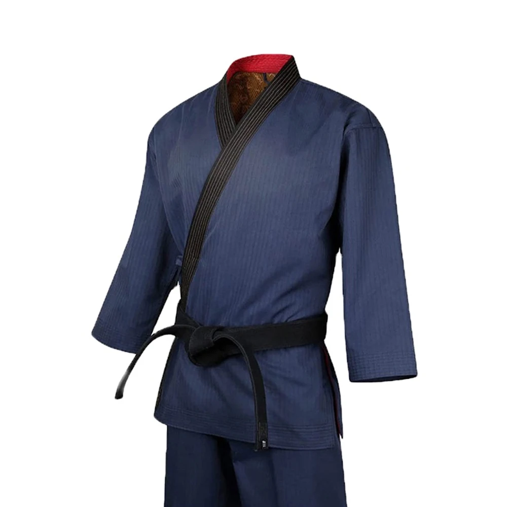 Latest Fashion New Design White And Purple Color Judo Gi Uniform Use For Unisex Available In Different Sizes And Colors
