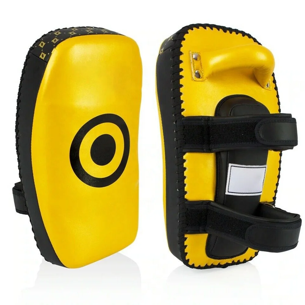 Manufacturer Cheap Boxing Thai Pads focus mitts thai kick pad Genuine Leather Thai Pads