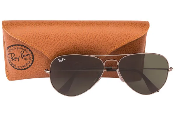 RB солнечные очки для мальчиков и девочек RB3025-W0879(58) темно-серый W/серые/зеленые линзы Премиум качество дизайнер