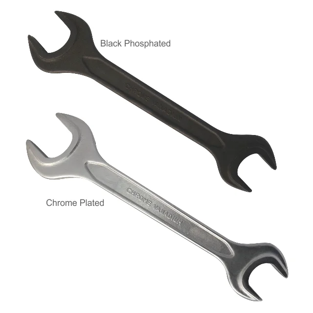 Chrome Finish Black Phosphate DIN 894 Double Open End Wrench Set Steel DIY Industrial Grade OEM Customizable DIY Industrial