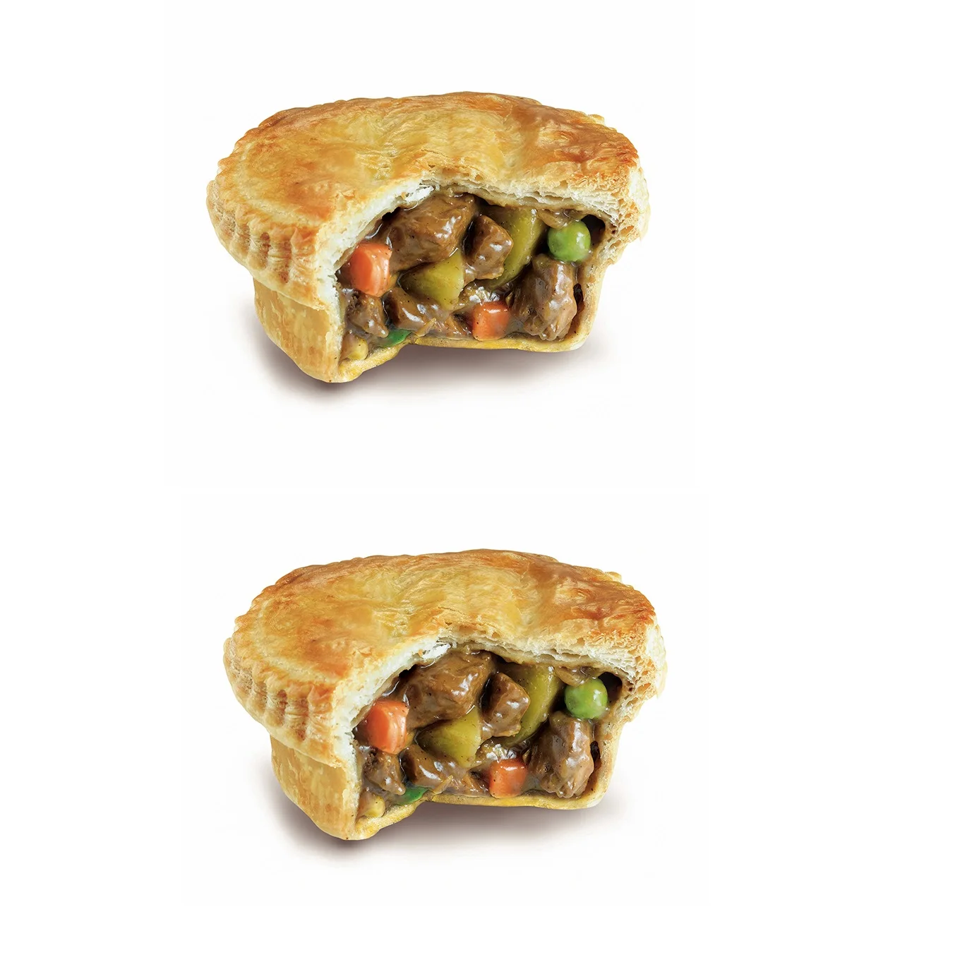 
Black Pepper Chicken Pie Puff Frozen Sugar-Free Spinach Round Pastry With Shelf Life 12 Months In Colored Box Packaging 