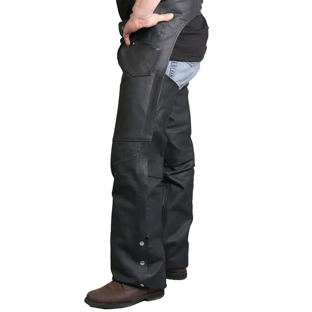 Men Custom logo & design genuine leather Classic Style Horse Riding Chaps / High quality material riding chaps in wholesale