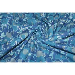 Indian 100% Pure Cotton Dress Making Voile Floral Printed Wholesale Hand Block Printed Running Craft Fabric