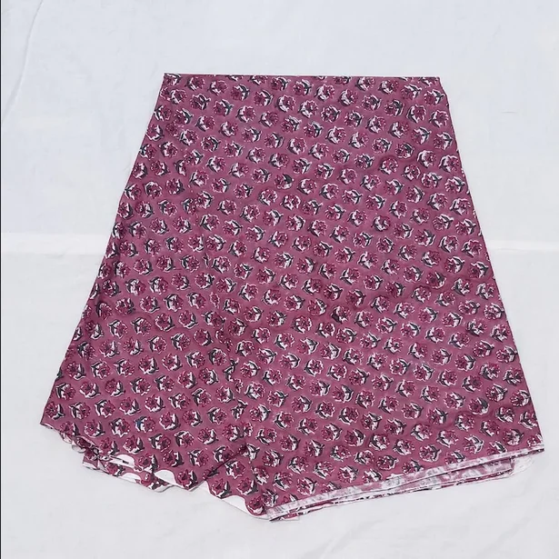 Wholesale Handmade Floral Printed 100% Soft Cotton Women Nighty Summer Wear Textile Apparel Multi Purpose Loose Running Fabric