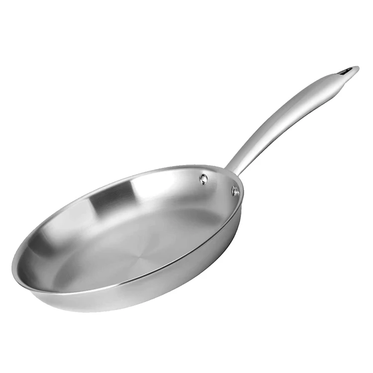 High Quality Durable Stainless Steel Multipurpose Frying Pan Stainless Steel Multipurpose Frying Pan With Lid For Sale