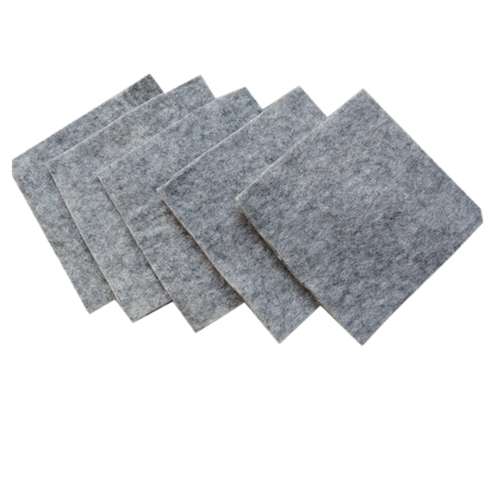Dark Grey Wool Felt Sheets-15 cm