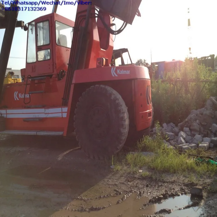  Оригинальный Подержанный штабелер Kalmar на 45 тонн DRD450 контейнер-штабелер для