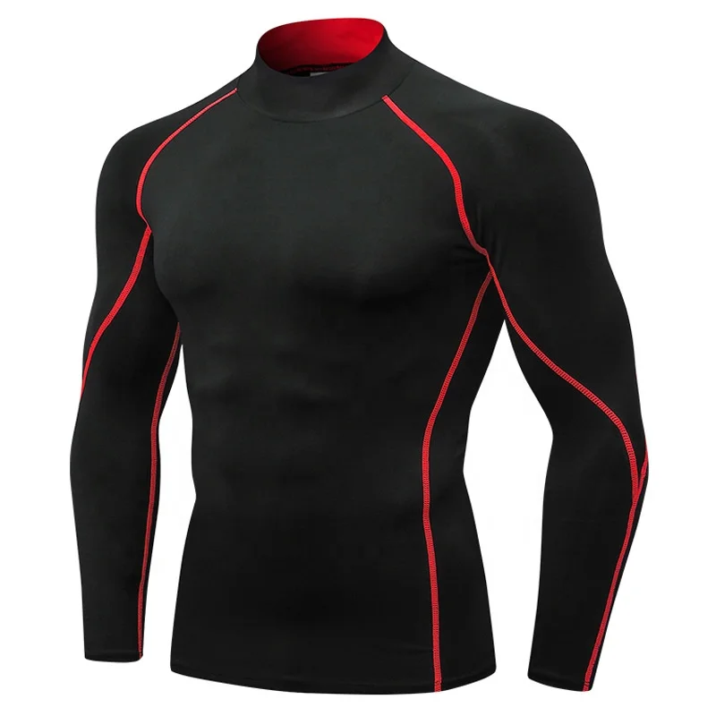 Four way Stretch Training Quick drying Breathable T shirt Active Wear Men Rash Guard Shirts Custom Swimwear