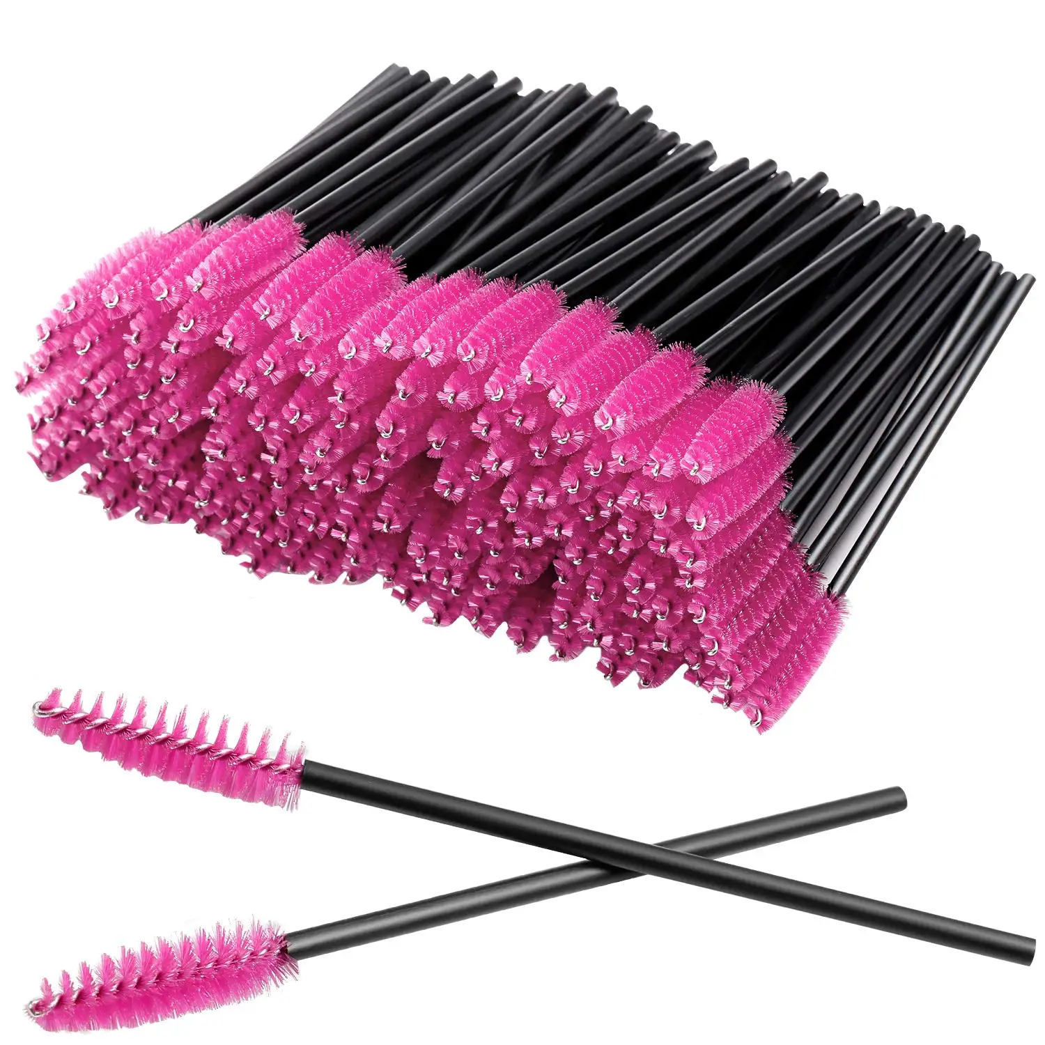 Factory Promotion 50 Pcs/Bag Lash Cleansing Brush, Salon Lash Cleanser Brush, Wholesale Disposable Mascara Wand Eyelash Brush