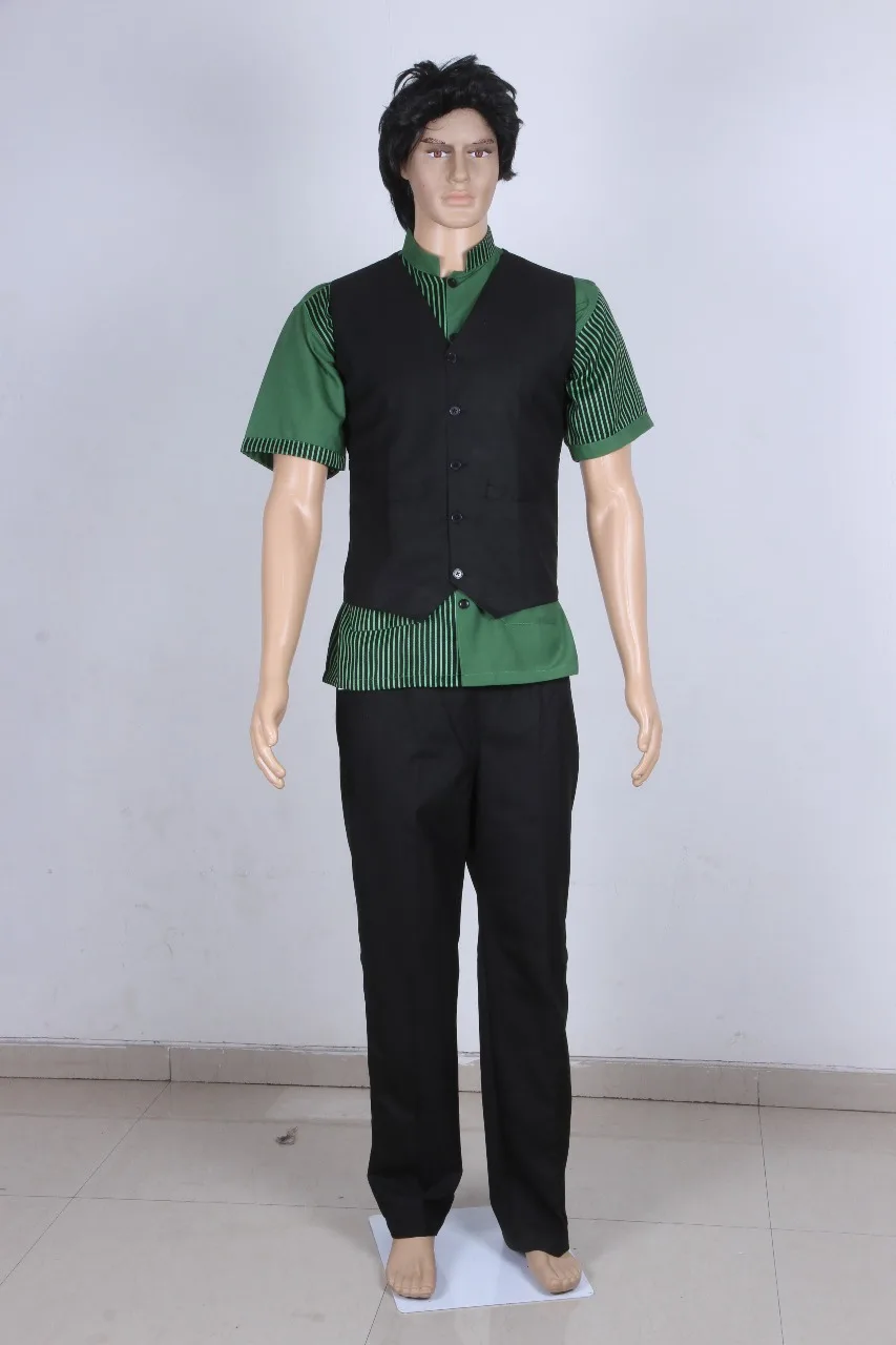Restaurant  Staff Uniform Western Catering / waiter  custom waiter uniform