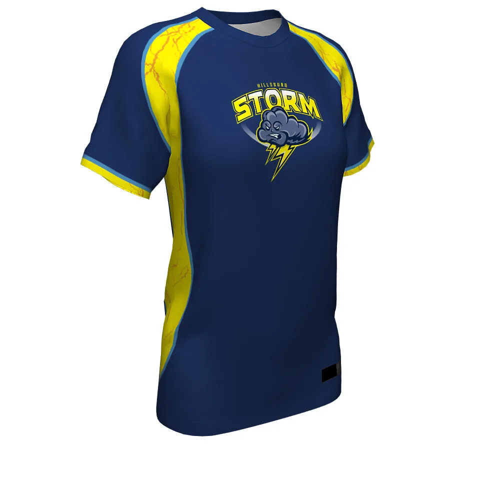 Factory OEM/ODM service custom sublimated breathable polyester youth Softball Crew neck jersey with Low Price
