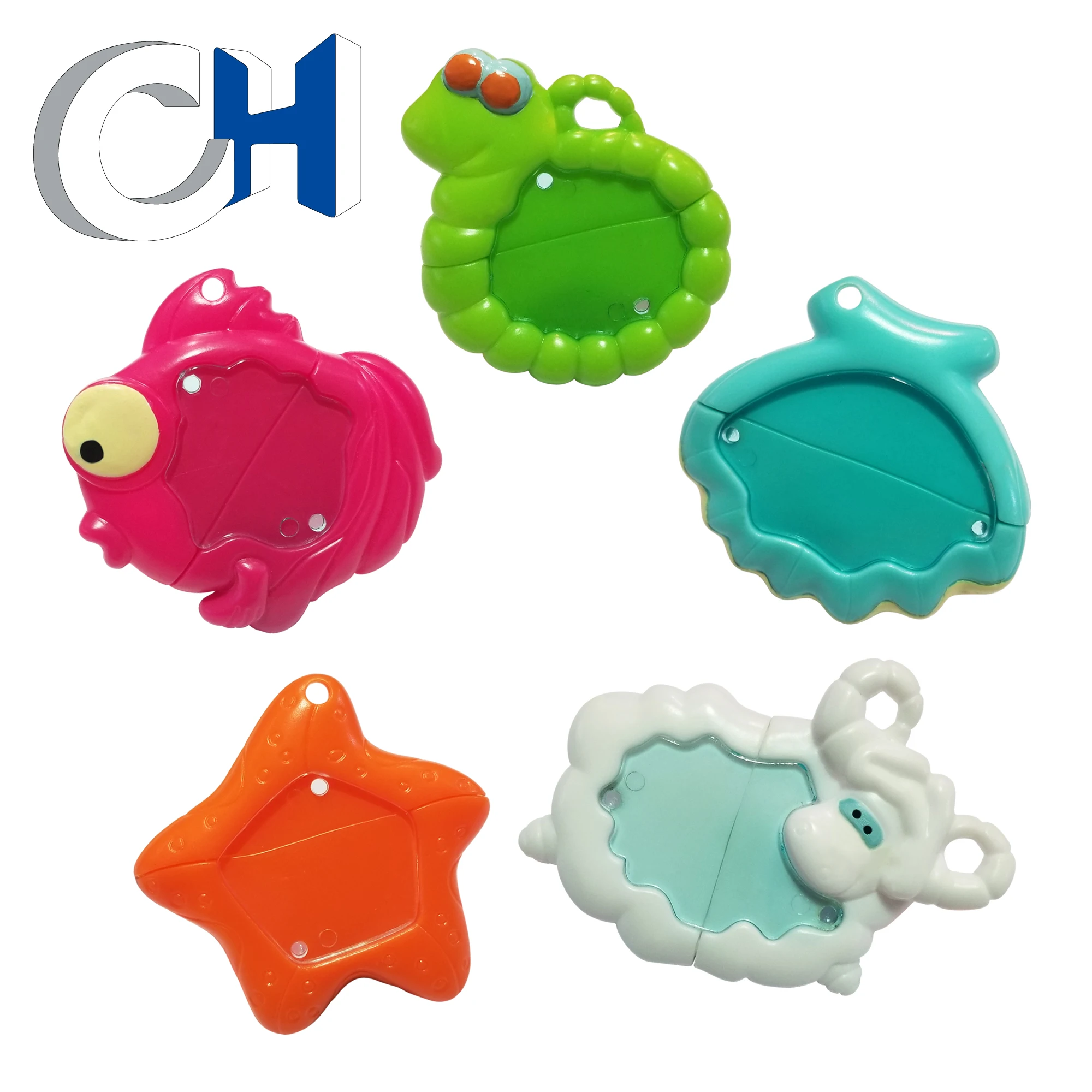 High Quality Cute 4cm White Plastic sheep animal Capsule Toys