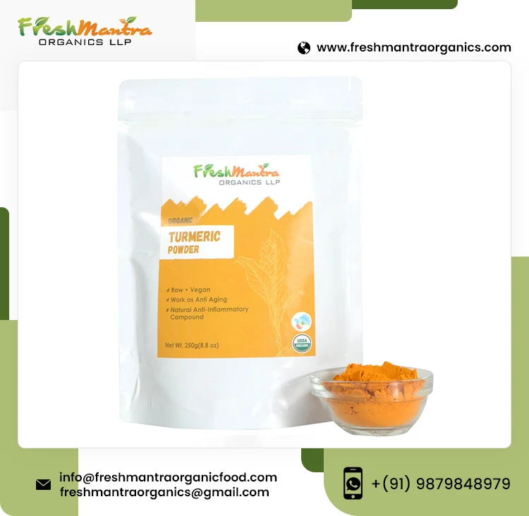 Buy Online Best Selling Turmeric Powder Retail Pouch