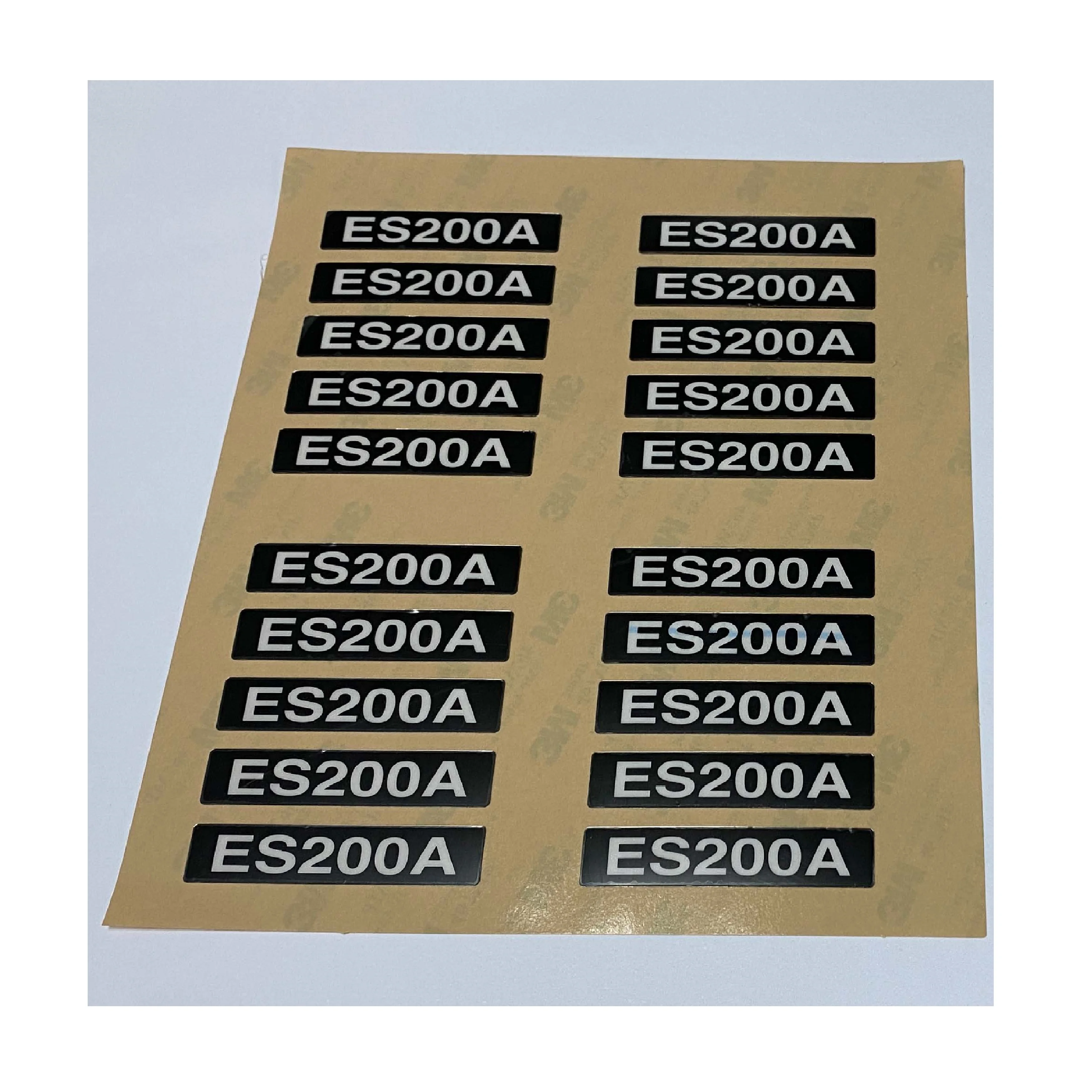 Silkscreen processing logo label custom from Singapore PET materials high-quality adhesives Design Color