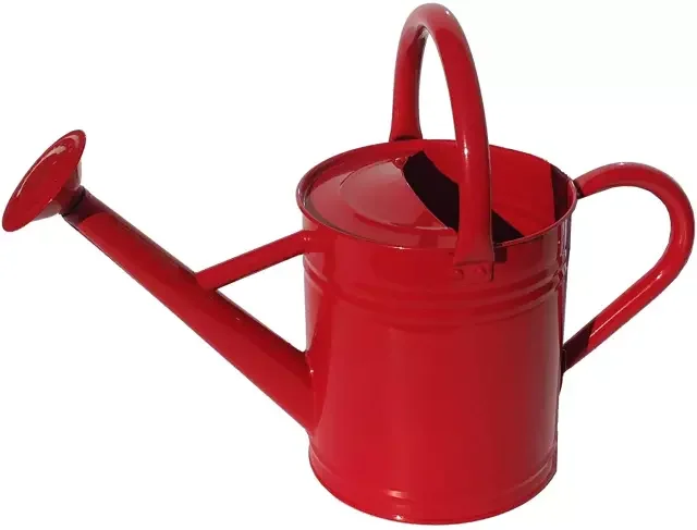 Кастрюля для полива цветов оцинкованная современный дизайн логотип под заказ