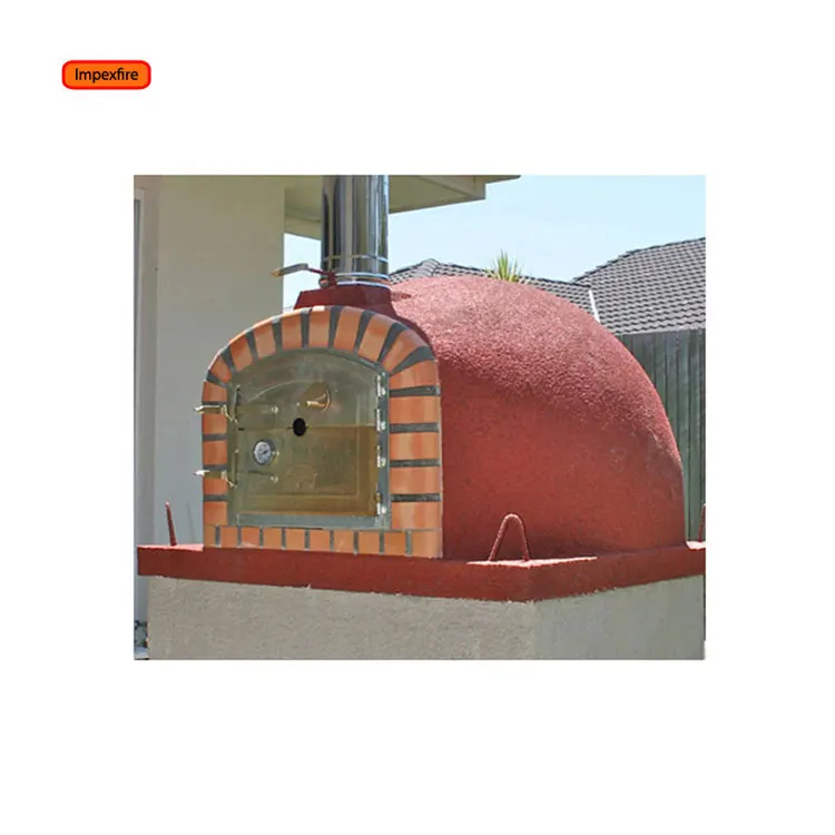 100% Natural Clay Made Convection Type Wood Fired Pizza Baking Oven for Global Buyers
